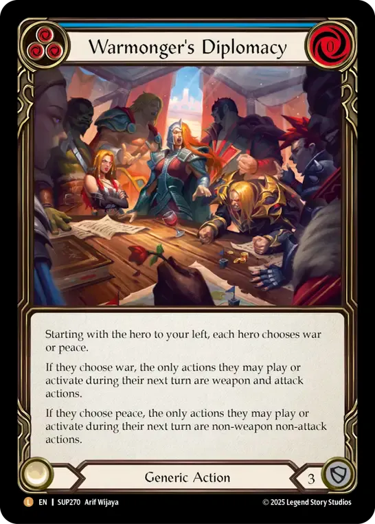 Warmonger's Diplomacy — Super Slam — Flesh and Blood