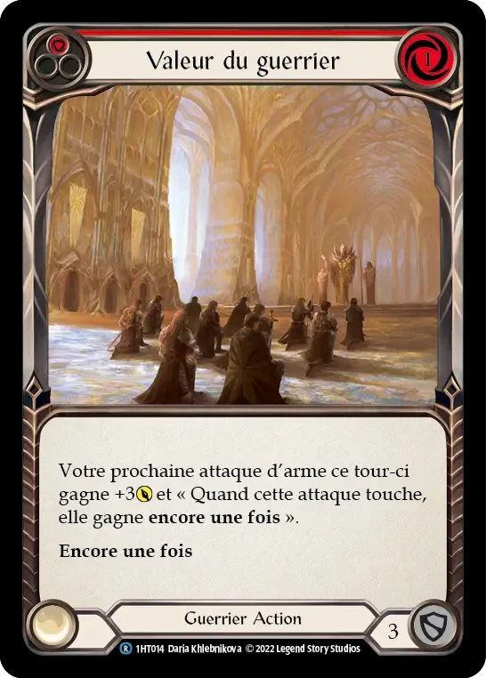 Valeur du guerrier from Dorinthea - Blitz Deck - Flesh and Blood