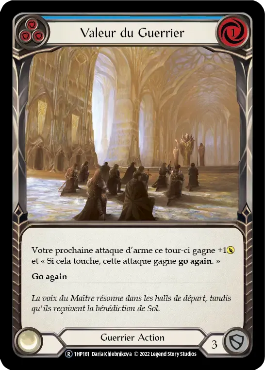 Valeur du Guerrier from History Pack 1 - Black Label - Flesh and Blood