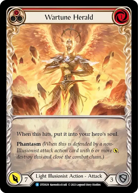 Wartune Herald (Red) — Dusk till Dawn — Flesh and Blood