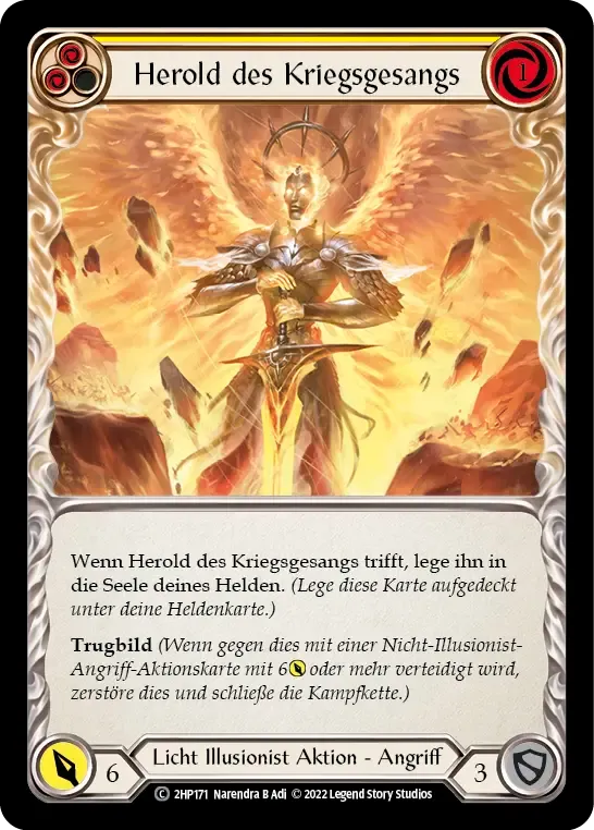Wartune Herald (Yellow) — History Pack 2 - Black Label — Flesh and Blood