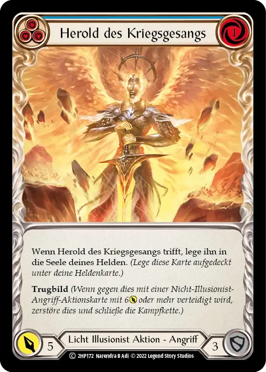Wartune Herald (Blue) — History Pack 2 - Black Label — Flesh and Blood