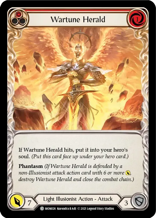 Wartune Herald (Red) — Monarch — Flesh and Blood