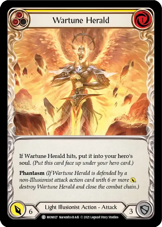 Wartune Herald (Yellow) — Monarch — Flesh and Blood