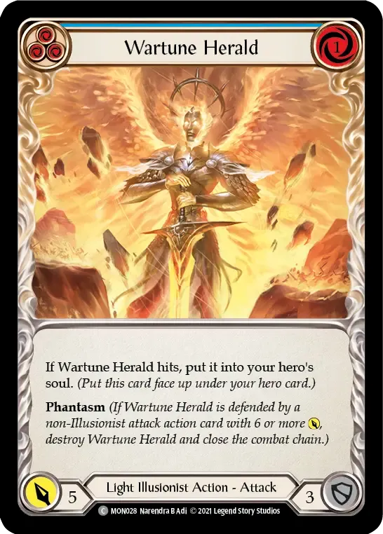Wartune Herald (Blue) — Monarch — Flesh and Blood