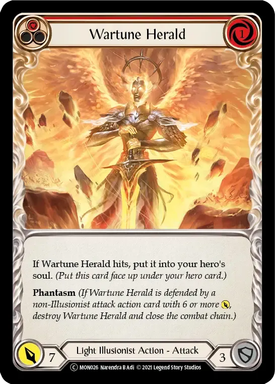 Wartune Herald (Red) — Monarch - Unlimited — Flesh and Blood
