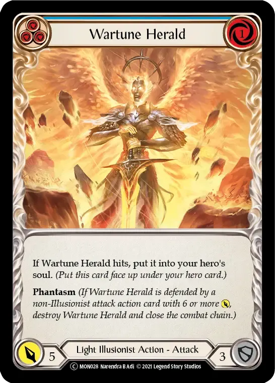 Wartune Herald (Blue) — Monarch - Unlimited — Flesh and Blood