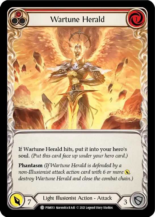 Wartune Herald (Red) from Prism - Blitz Deck - Flesh and Blood