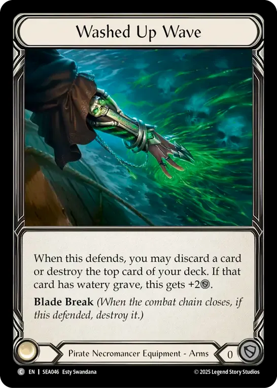 Washed Up Wave — High Seas — Flesh and Blood