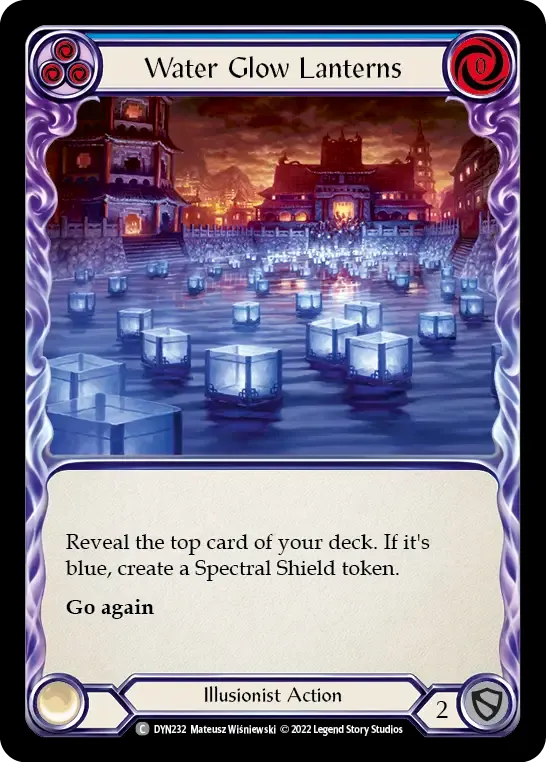 Water Glow Lanterns (Blue) — Dynasty — Flesh and Blood