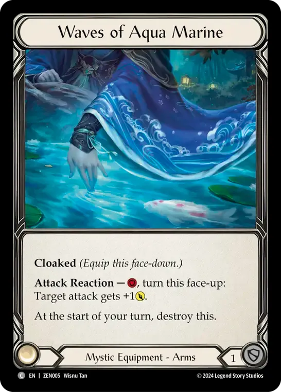 Waves of Aqua Marine — Zen - Blitz Deck — Flesh and Blood