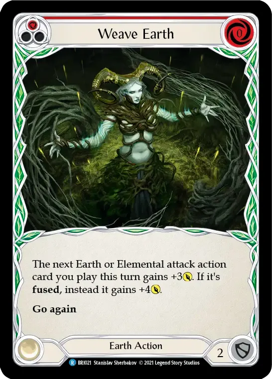 Weave Earth (Red) — Briar - Blitz Deck — Flesh and Blood