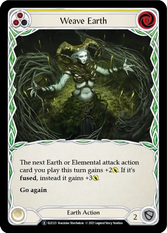 Weave Earth (Yellow) — Tales of Aria - Unlimited — Flesh and Blood
