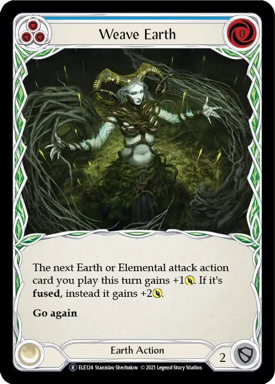 Weave Earth (Blue) — Tales of Aria - Unlimited — Flesh and Blood