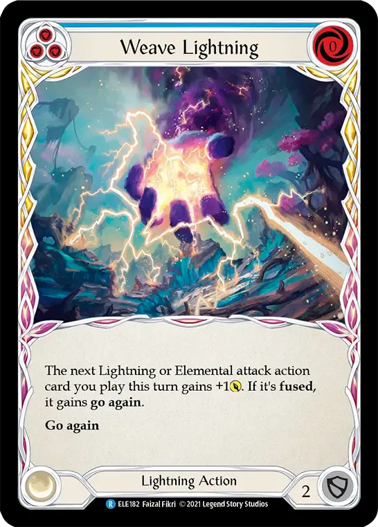 Weave Lightning (Blue) — Tales of Aria — Flesh and Blood