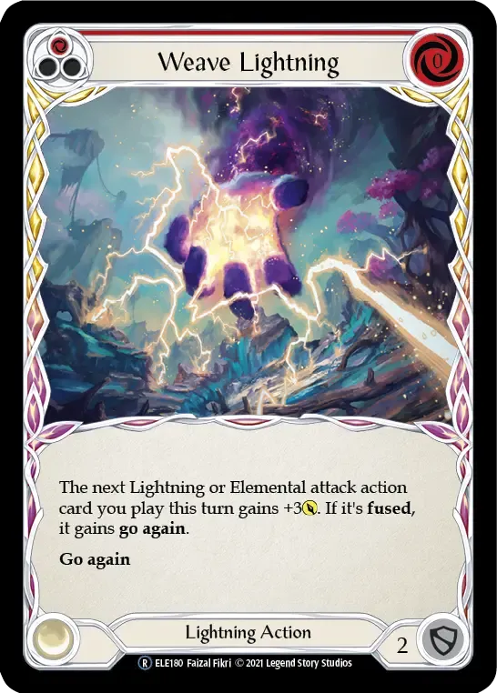 Weave Lightning (Red) — Tales of Aria - Unlimited — Flesh and Blood