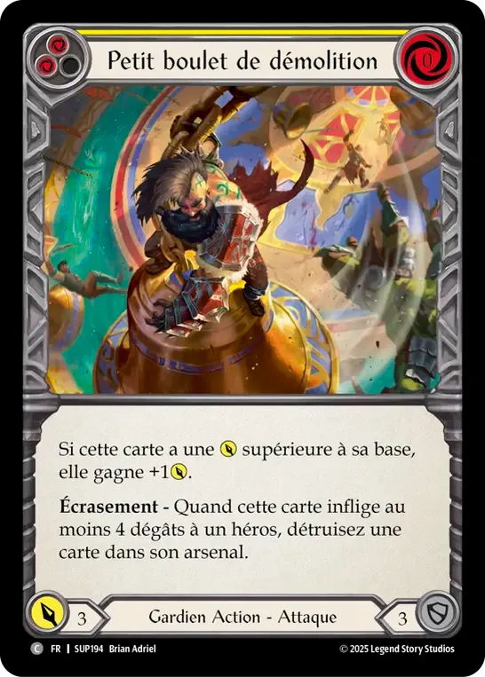 Petit boulet de démolition — Super Slam — Flesh and Blood
