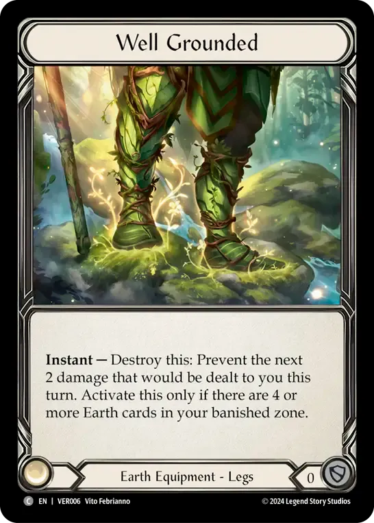 Well Grounded — Rosetta Blitz Deck - Verdance — Flesh and Blood