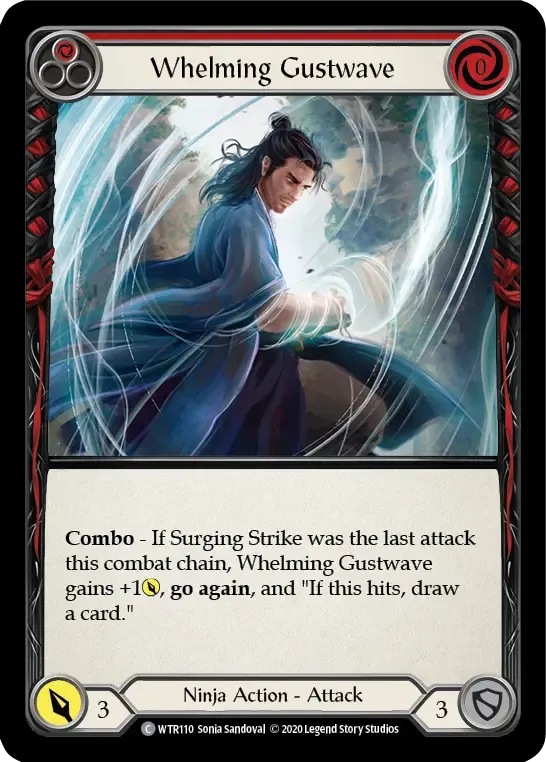 Whelming Gustwave (Red) — Welcome to Rathe - Unlimited — Flesh and Blood