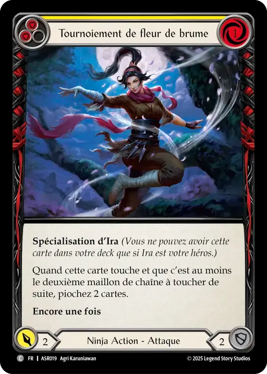 Tournoiement de fleur de brume — Armory Deck - Ira, Scarlet Revenger — Flesh and Blood
