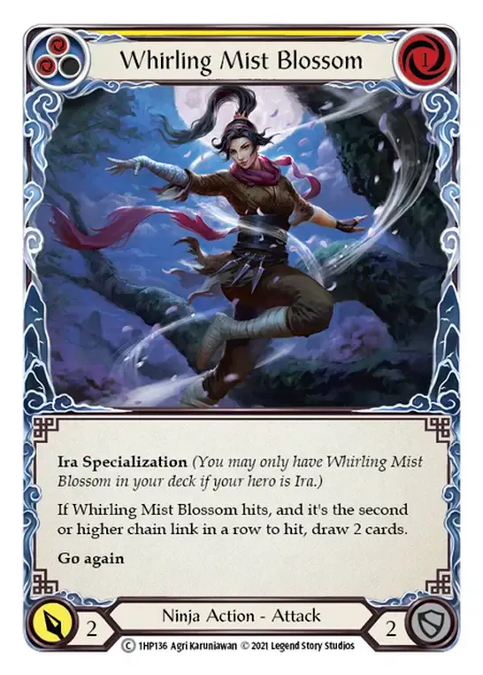 Whirling Mist Blossom (Yellow) — History Pack 1 — Flesh and Blood