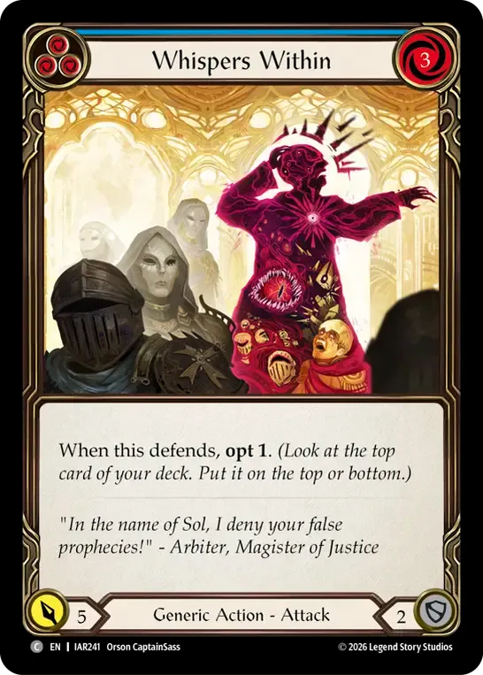 Chuchotements intérieurs — Usurp the Shadow Throne — Flesh and Blood
