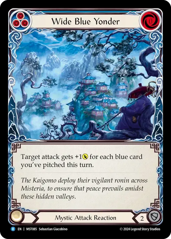 Wide Blue Yonder (Blue) — Part the Mistveil — Flesh and Blood