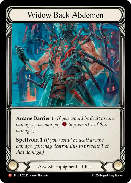 Widow Back Abdomen — Rosetta — Flesh and Blood