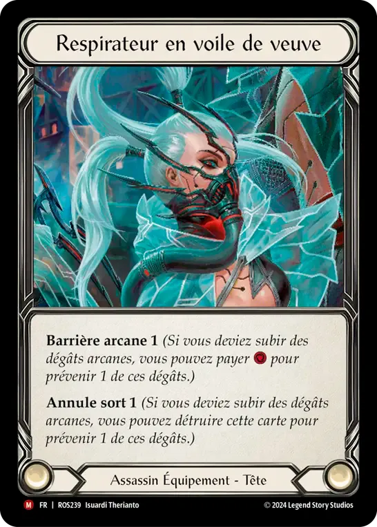 Respirateur en voile de veuve — Rosetta — Flesh and Blood