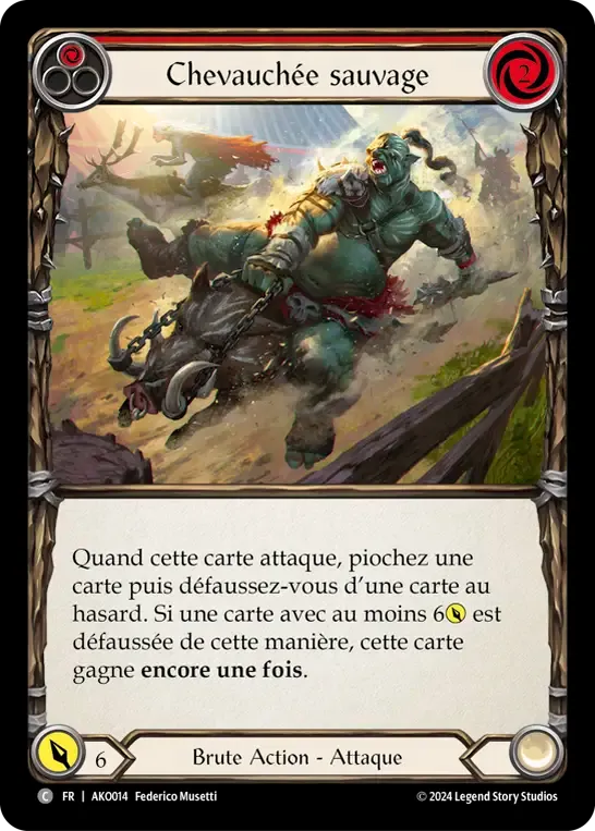 Chevauchée sauvage — Armory Deck - Kayo, Armed and Dangerous — Flesh and Blood