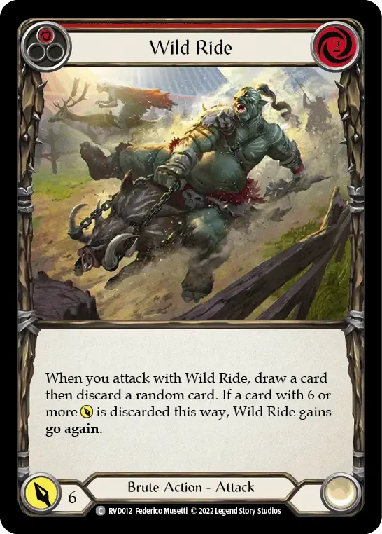 Wild Ride (Red) — Classic Battles: Rhinar vs Dorinthea — Flesh and Blood
