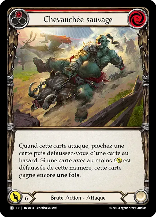 Chevauchée sauvage — Heavy Hitters — Flesh and Blood