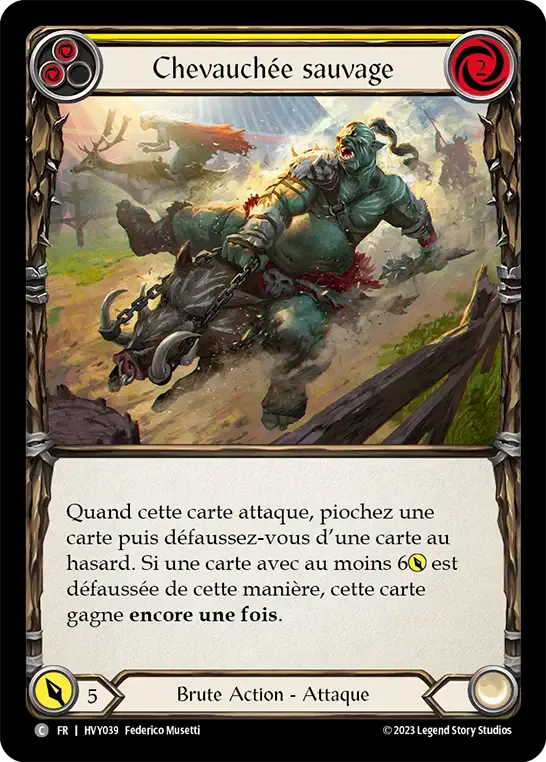 Chevauchée sauvage — Heavy Hitters — Flesh and Blood