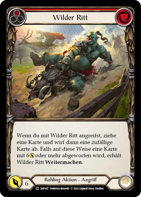 Wild Ride (Red) — History Pack 2 - Black Label — Flesh and Blood