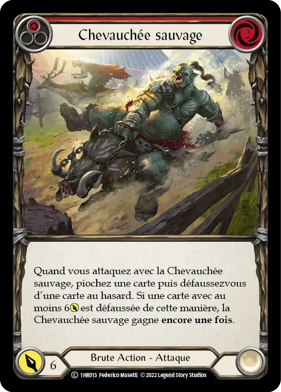 Chevauchée sauvage — Rhinar - Blitz Deck — Flesh and Blood