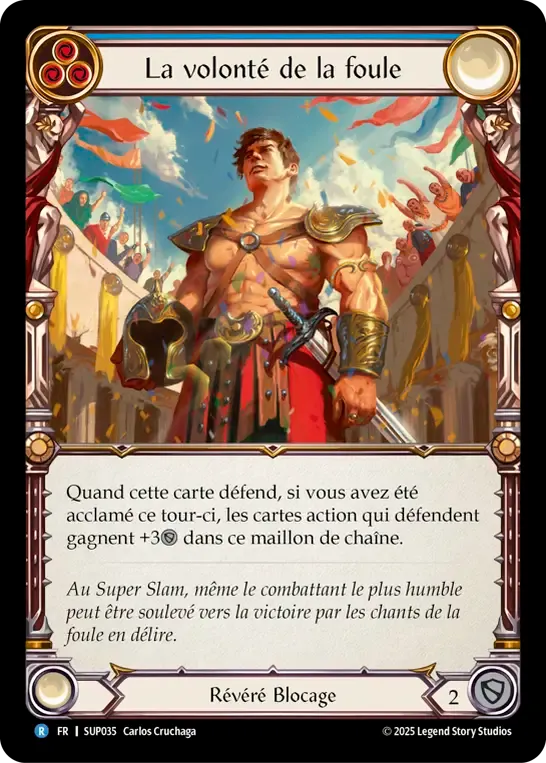 La volonté de la foule — Super Slam — Flesh and Blood