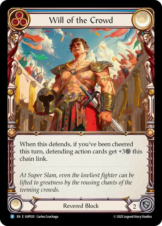 Will of the Crowd (Blue) — Super Slam — Flesh and Blood