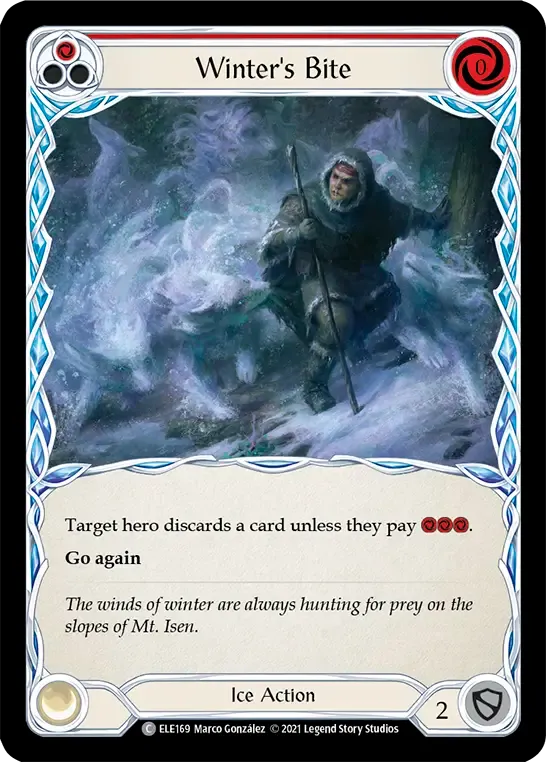 Winter's Bite (Red) from Tales of Aria - Flesh and Blood