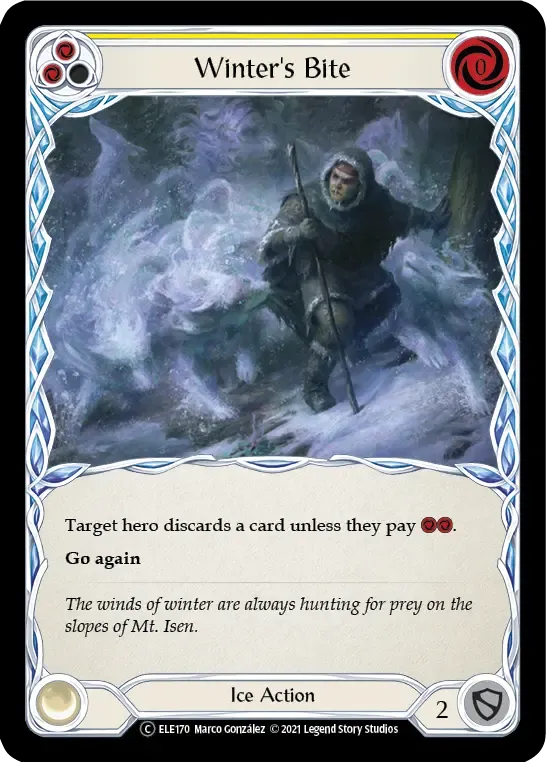 Winter's Bite (Yellow) — Tales of Aria - Unlimited — Flesh and Blood