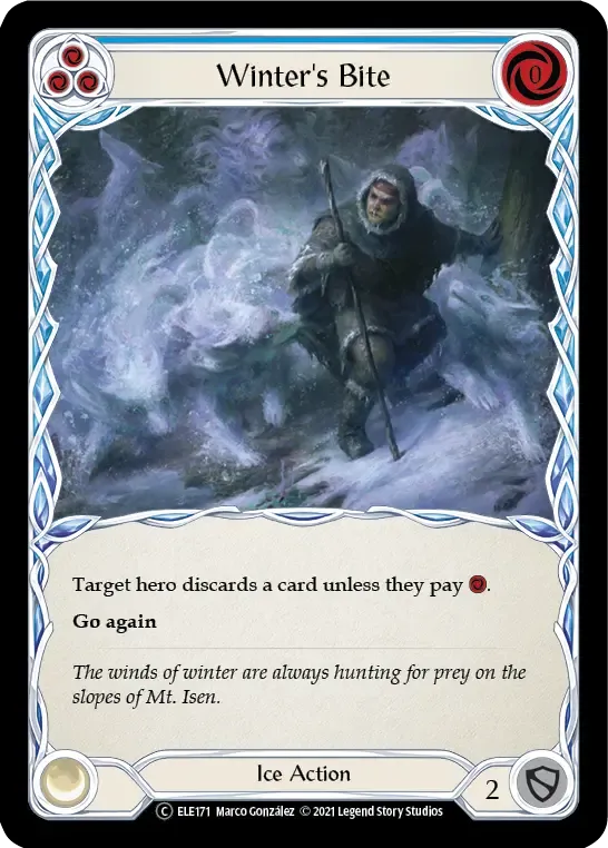 Winter's Bite (Blue) — Tales of Aria - Unlimited — Flesh and Blood