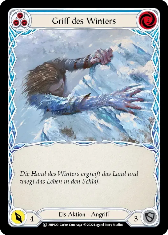 Winter's Grasp (Blue) — History Pack 2 - Black Label — Flesh and Blood