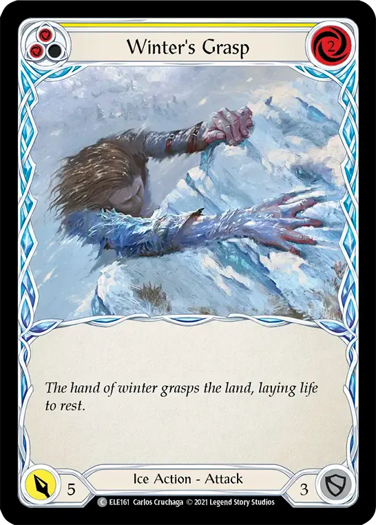 Winter's Grasp (Yellow) — Tales of Aria — Flesh and Blood