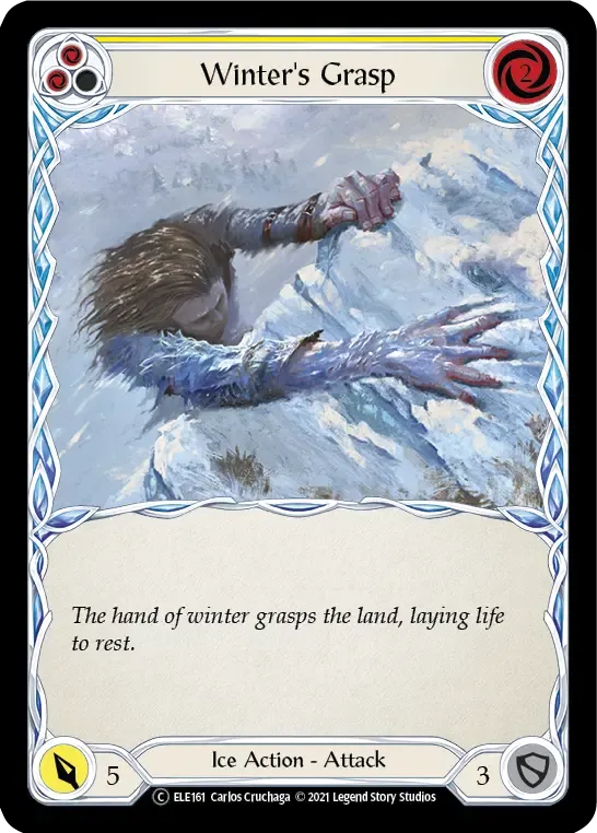 Winter's Grasp (Yellow) — Tales of Aria - Unlimited — Flesh and Blood