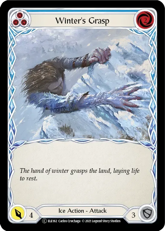 Winter's Grasp (Blue) — Tales of Aria - Unlimited — Flesh and Blood