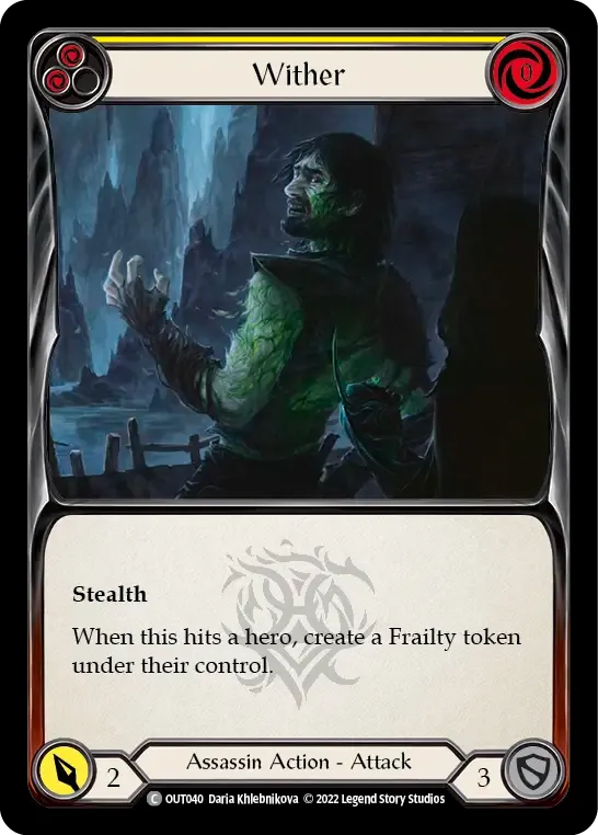 Wither (Yellow) — Outsiders — Flesh and Blood