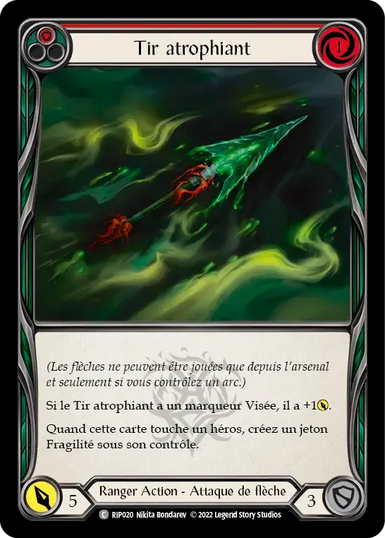 Tir atrophiant — Riptide - Blitz Deck — Flesh and Blood
