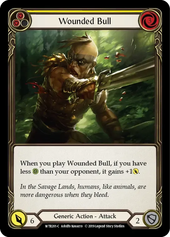 Wounded Bull (Yellow) — Welcome to Rathe — Flesh and Blood