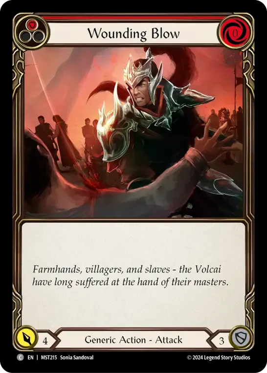 Wounding Blow (Red) — Part the Mistveil — Flesh and Blood