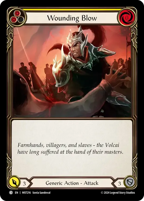 Wounding Blow (Yellow) — Part the Mistveil — Flesh and Blood