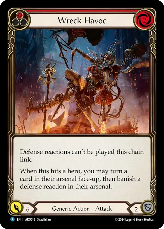 Wreck Havoc (Red) — Armory Deck - Kayo, Armed and Dangerous — Flesh and Blood